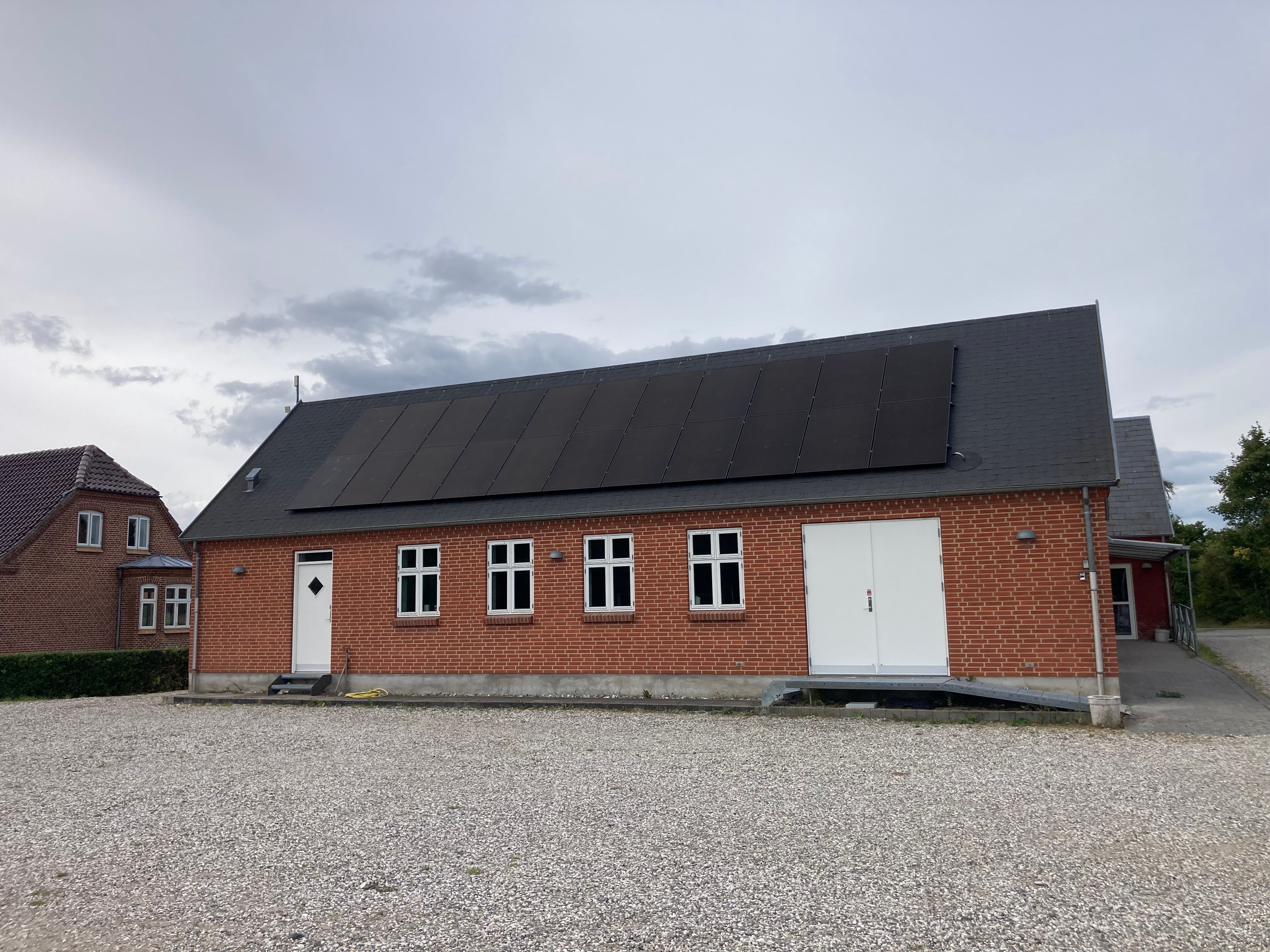Solceller på forsamlingshuset Solceller på forsamlingshuset